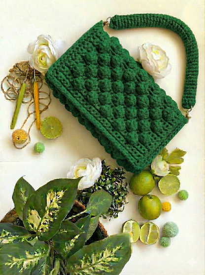 Poppy Classic HandBag Forest Green