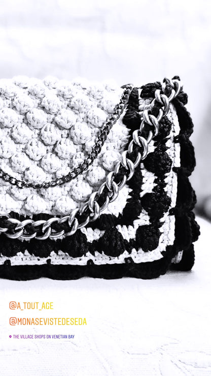 Poppy Heritage Bag B&W