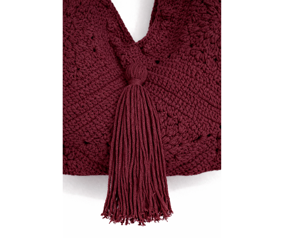Poppy Atelier Boho DARK BURGUNDY