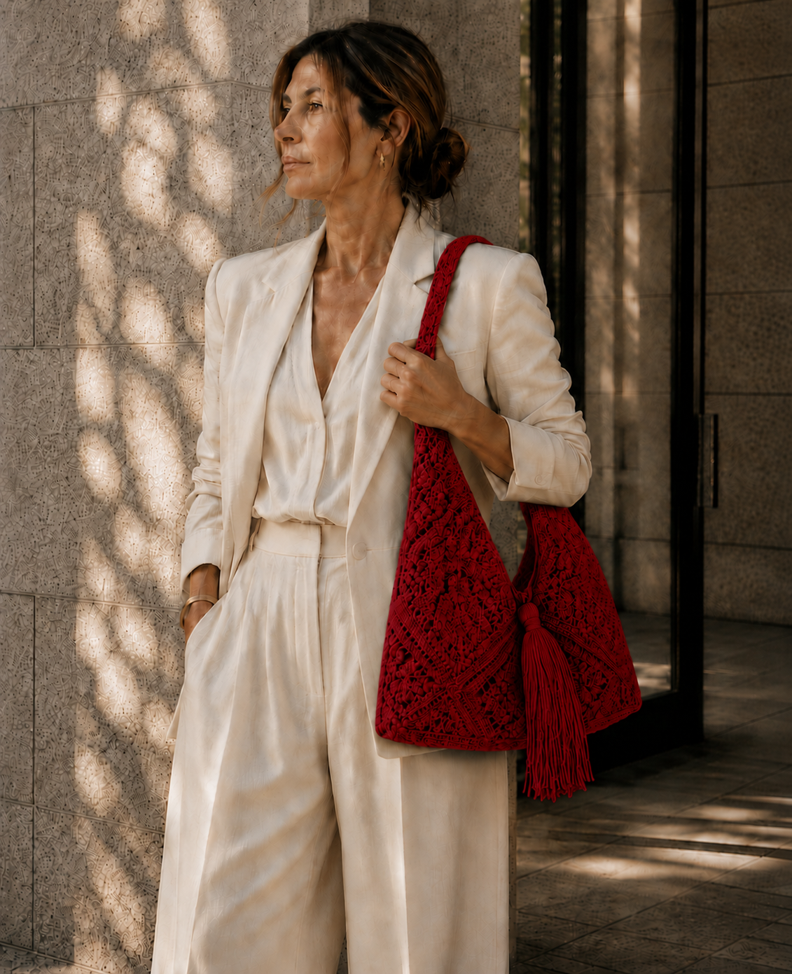 Poppy Atelier Boho DARK BURGUNDY