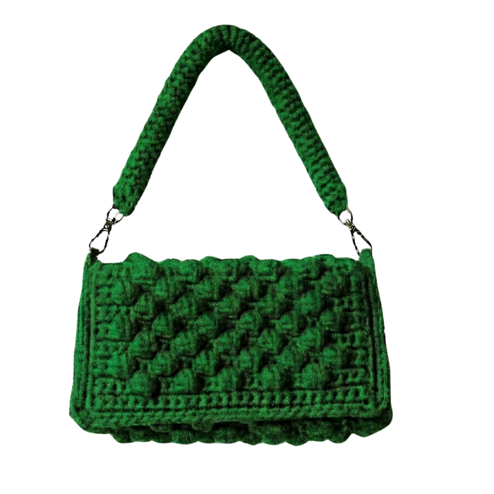 Poppy Classic HandBag Forest Green
