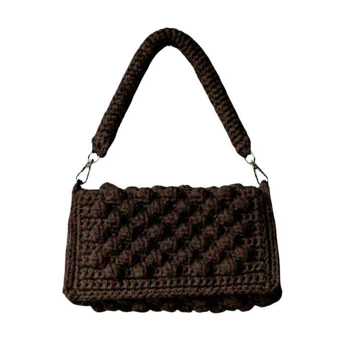 Poppy Classic HandBag Smoky Coffee