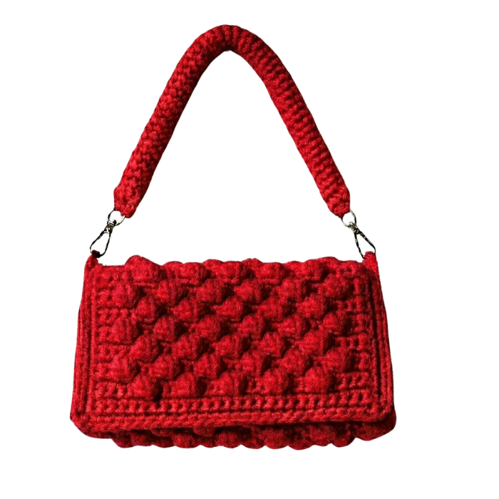 Poppy Classic HandBag Iconic Red