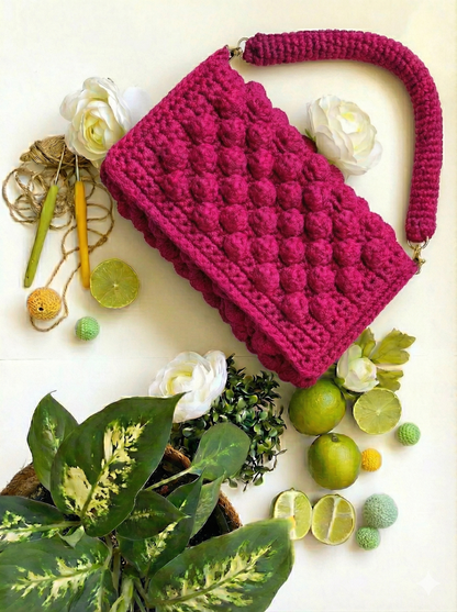 Poppy Classic HandBag Iconic Pink