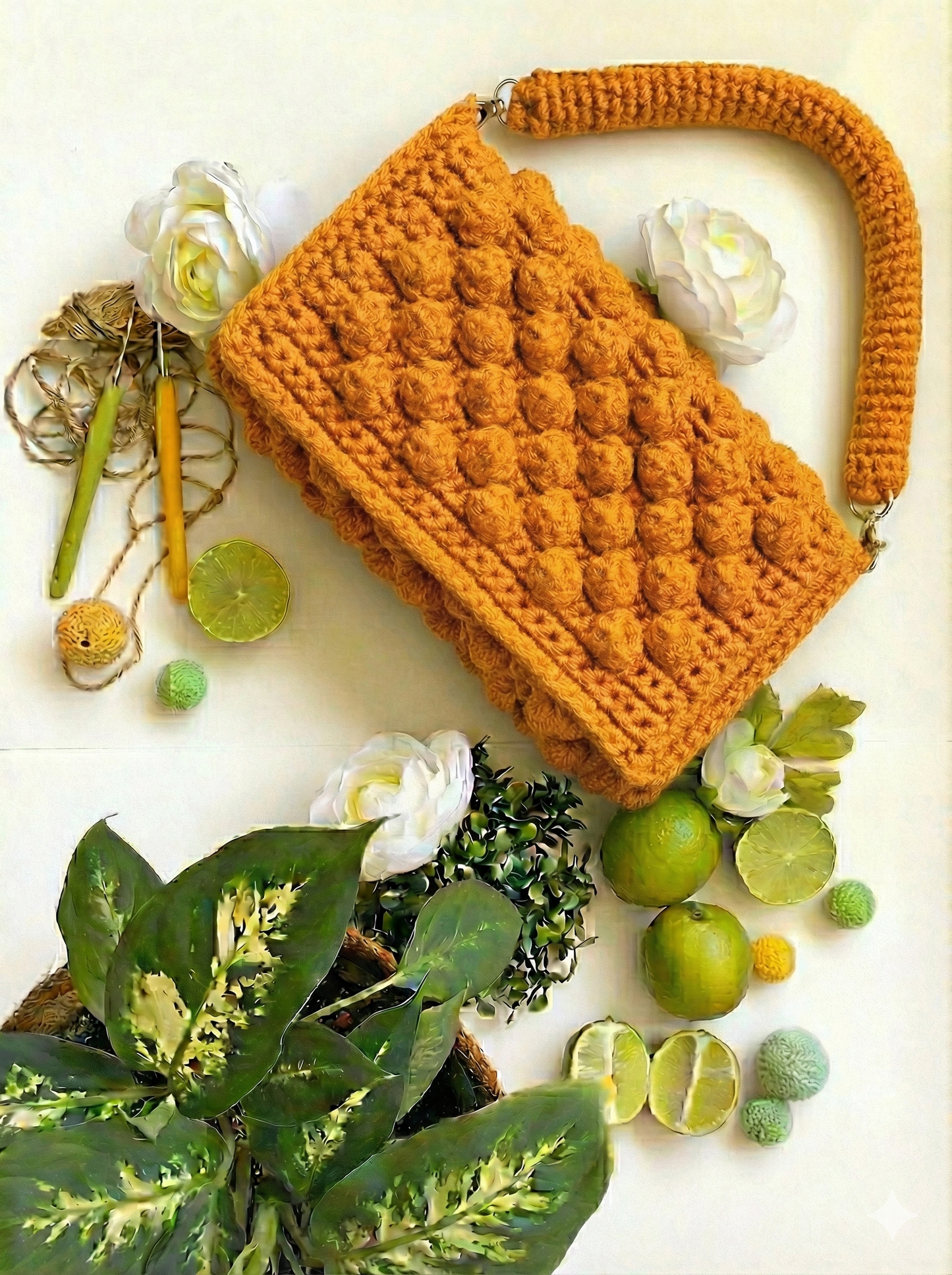 Poppy Classic HandBag Sunset Orange